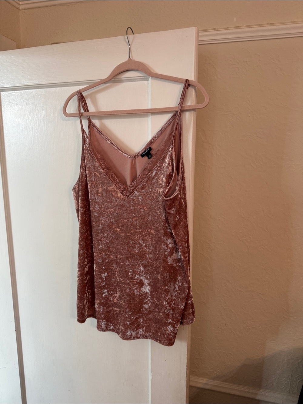 Torrid V-neck Velour Camisole/Tank
